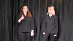 Julie and Louise Present
