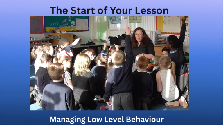 The Start of Your Lesson